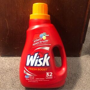 Wisk Stain Spectrum Fresh Boost Laundry Detergent HE 32 Loads 50oz